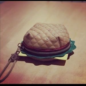 Betsey Johnson Cheeseburger Wristlet